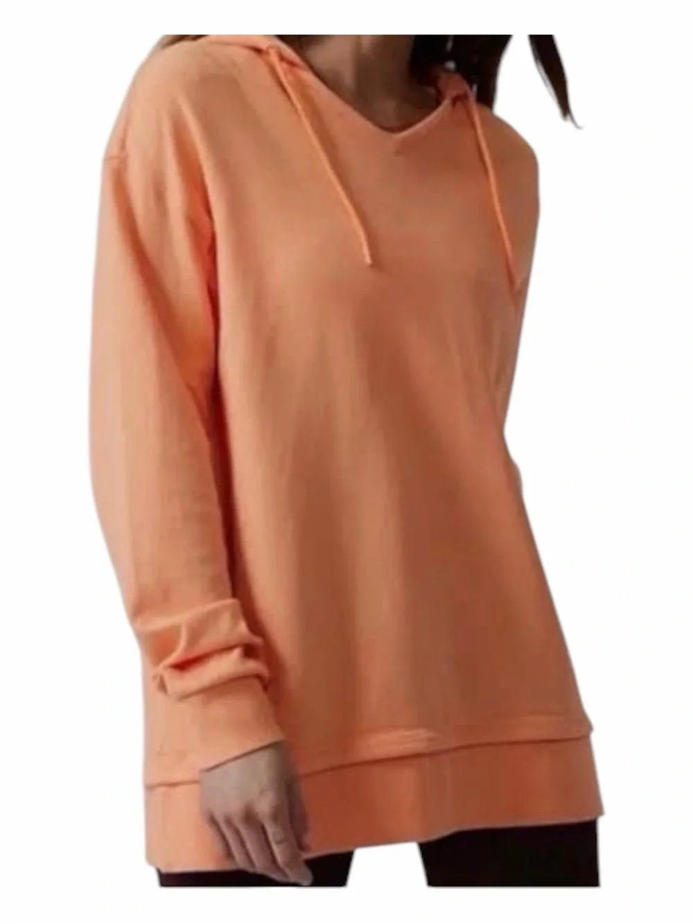 Athleta Sundown Alliance Pullover Hoodie Acapulco Orange Women’s Small